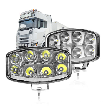 Pouffrages à lumière de travail 12V 24V SUV FOG LAMBRE DE RADE NOUVEAU 9,6 &#39;&#39; &#39;64W LED phare